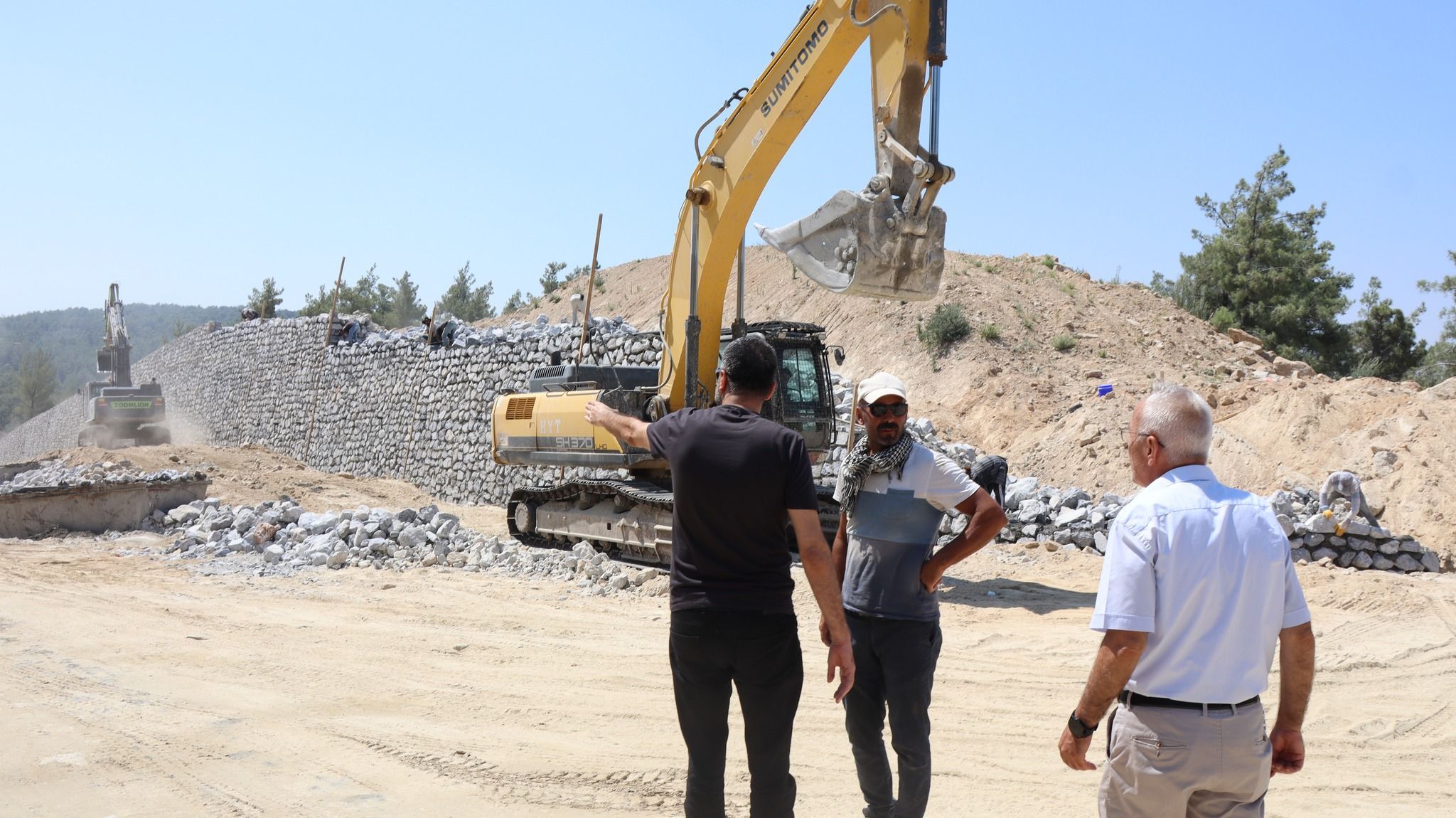 Karpuzlu Belediye Başkanı Hilmi Dönmez, Karpuzlu-Milas-Bodrum Yolu Çalışmalarını İnceledi